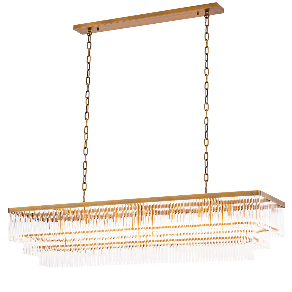 Glass Rods Chandelier East | Eichholtzmh.com 