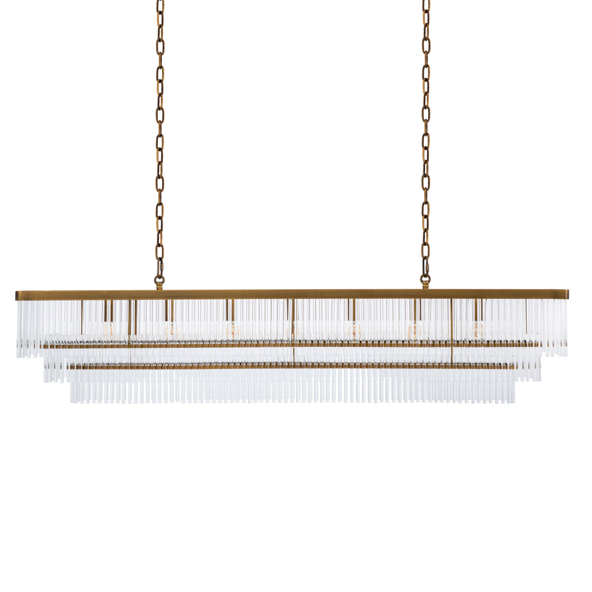 Glass Rods Chandelier East | Eichholtzmh.com 
