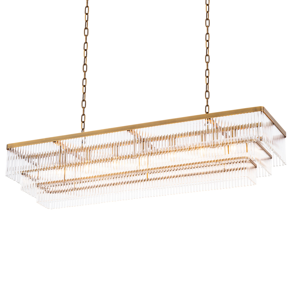 Glass Rods Chandelier East | Eichholtzmh.com 
