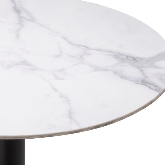 Dining Table Trevor white marble look top