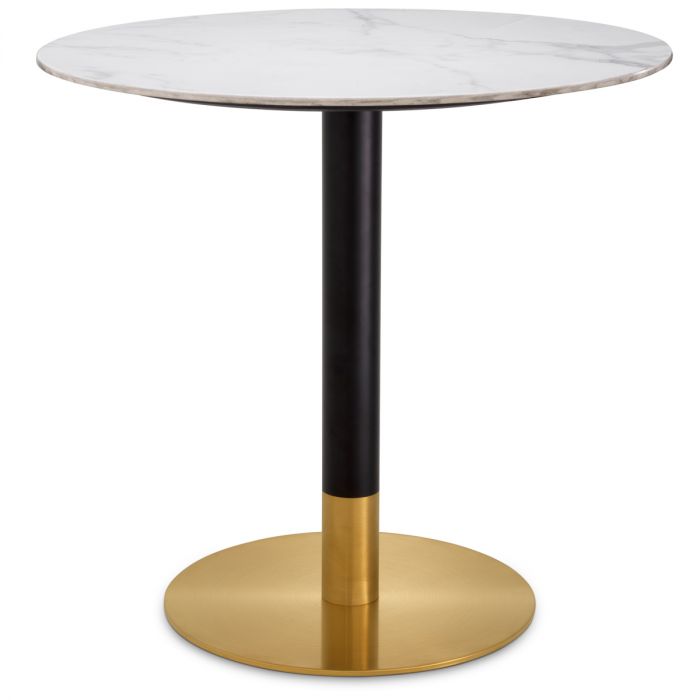 Dining Table Trevor white marble look top
