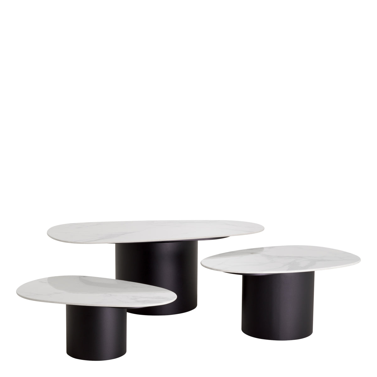 Ceramic Marble Coffee Table Set (3) Zane | Eichholtzmh.com 