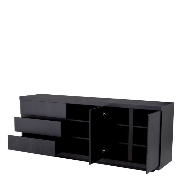 Dresser Crosby charcoal grey oak veneer