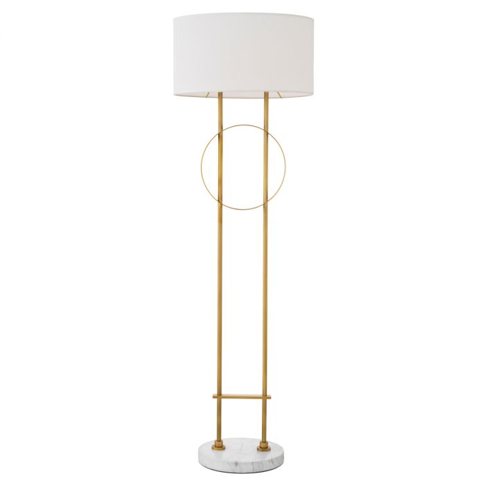 Floor Lamp Kaiser antique brass finish