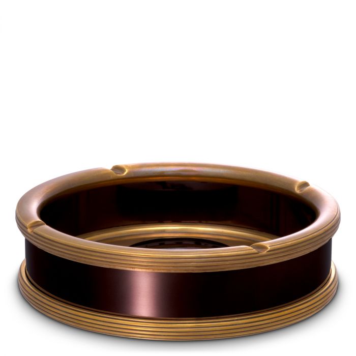 Ashtray Ella vintage brass finish