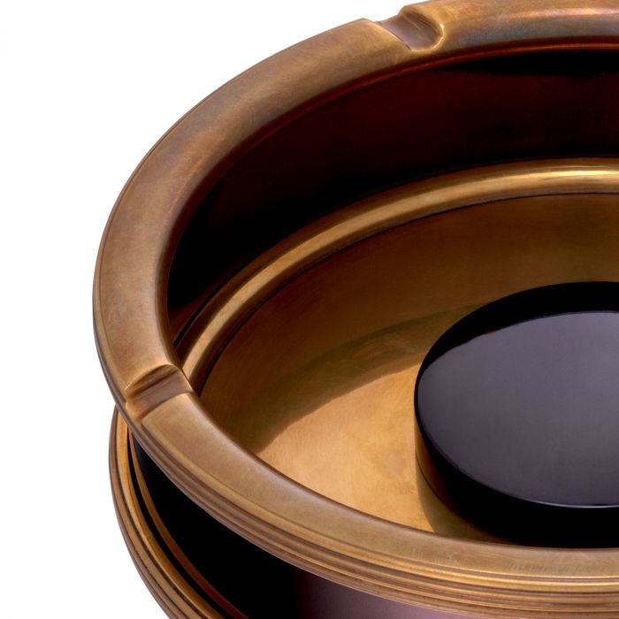 Ashtray Ella vintage brass finish