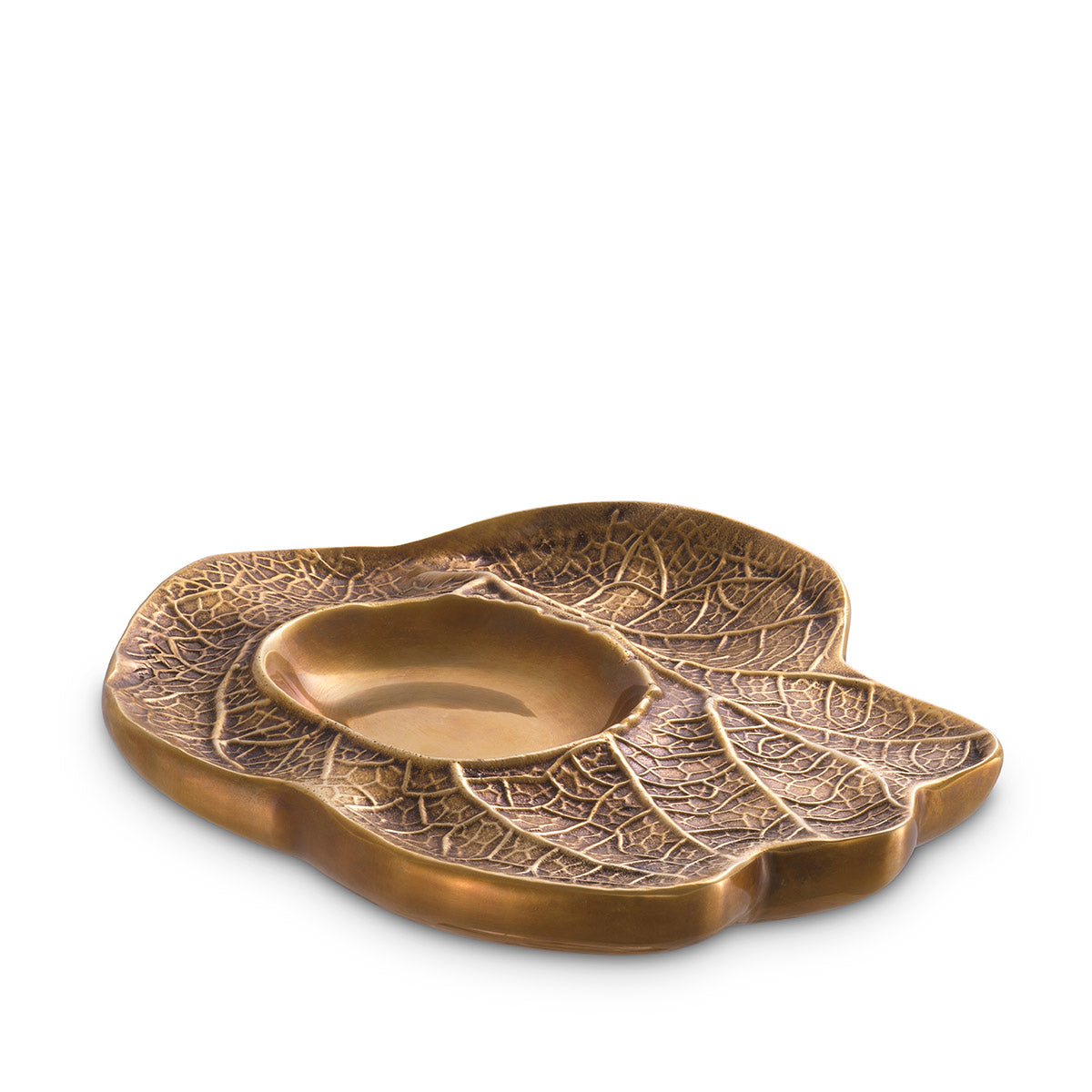 Vintage Brass Leaf Bowl Clemence | Eichholtzmh.com