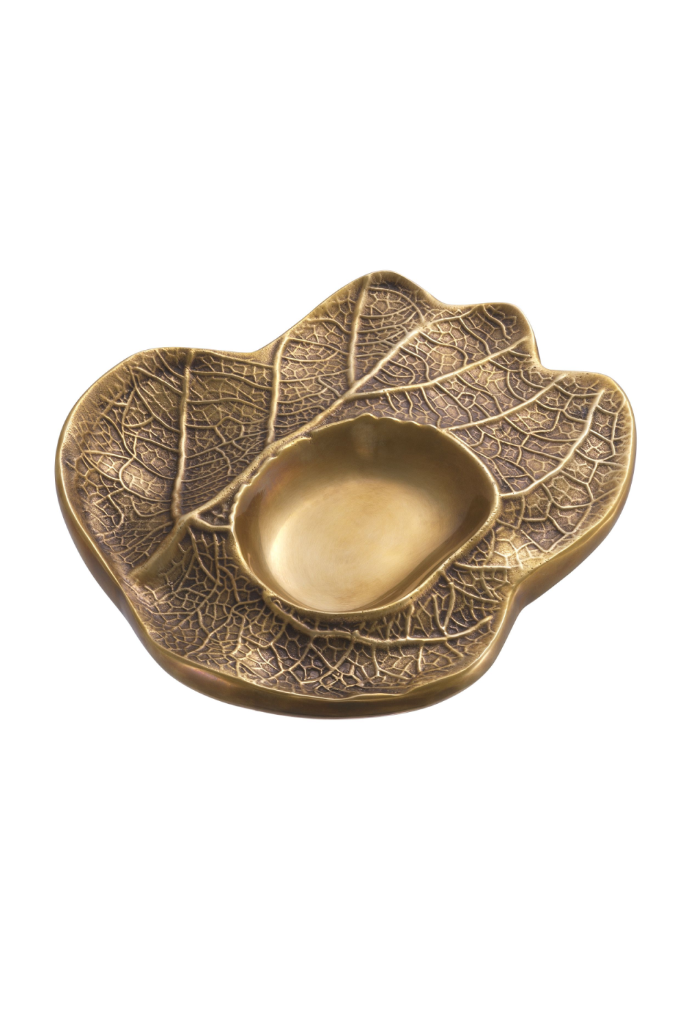 Vintage Brass Leaf Bowl Clemence | Eichholtzmh.com