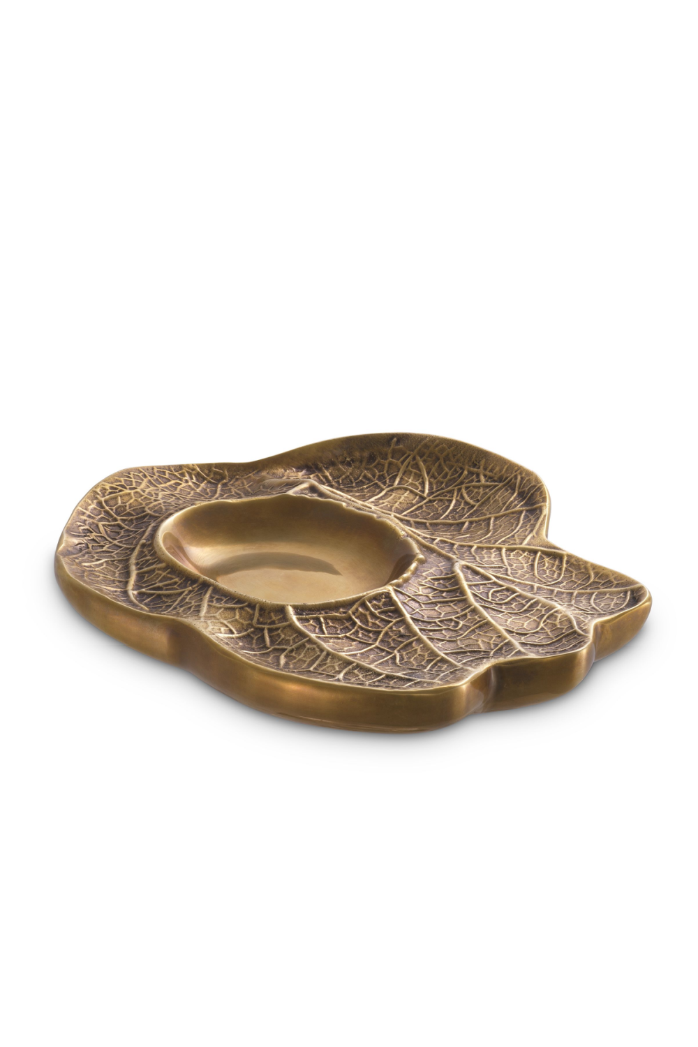 Vintage Brass Leaf Bowl Clemence | Eichholtzmh.com