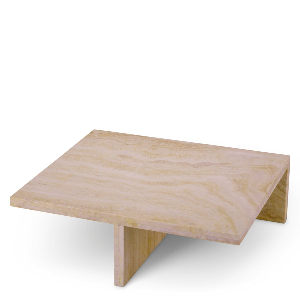 Minimalist Travertine Coffee Table Amara | Eichholtzmh.com