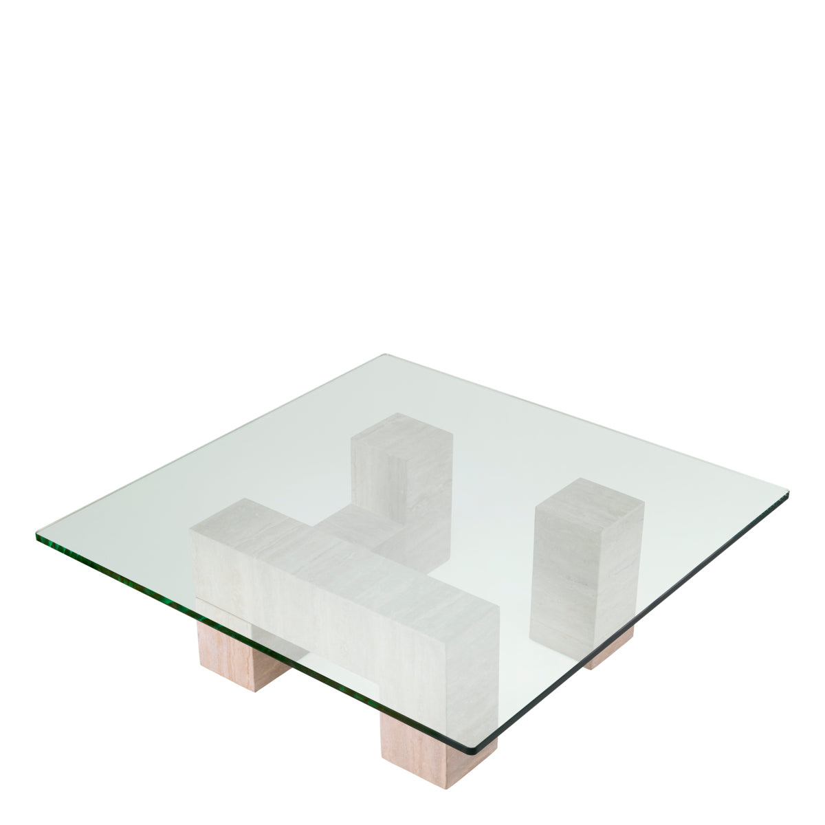 Square Glass Coffee Table Ikal | Eichholtzmh.com