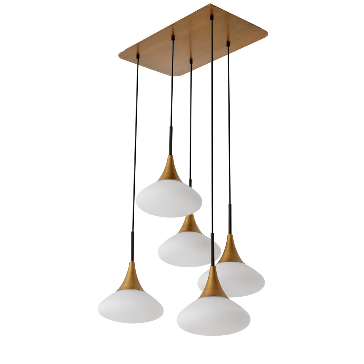 White Glass Cluster Chandelier Duco | Eichholtzmh.com