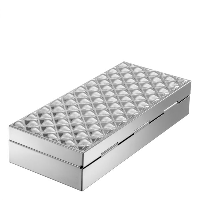 Box Chaya silver finish