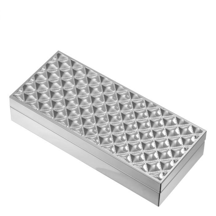 Box Chaya silver finish