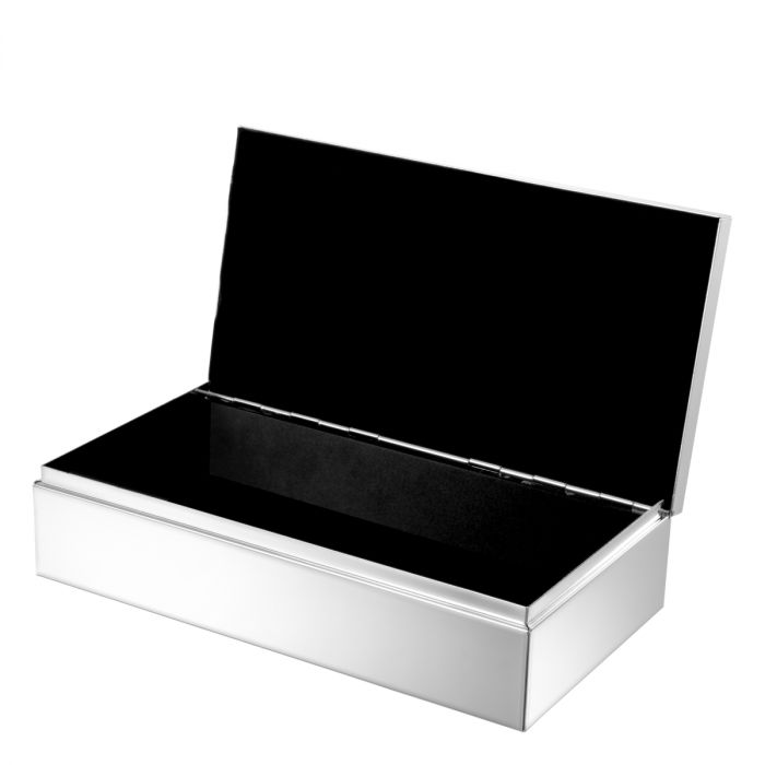 Box Camilo silver finish
