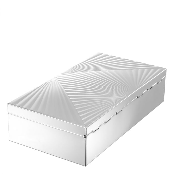 Box Camilo silver finish