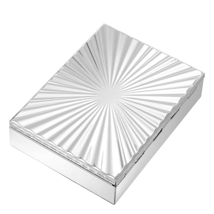 Box Corpo silver finish