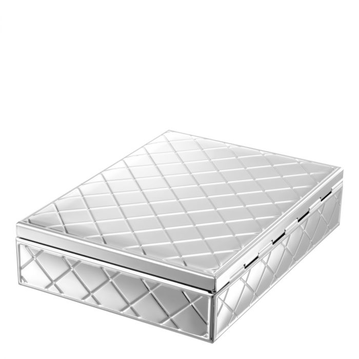 Box Cordo silver finish