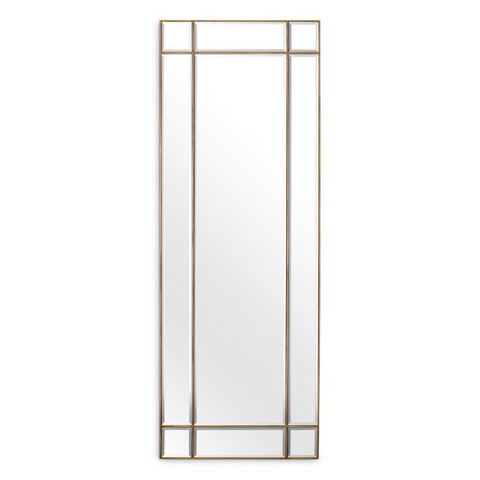 Mirror Beaumont rectangular vintage brass finish