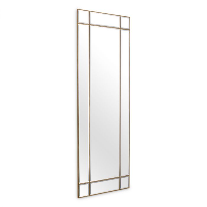 Mirror Beaumont rectangular vintage brass finish