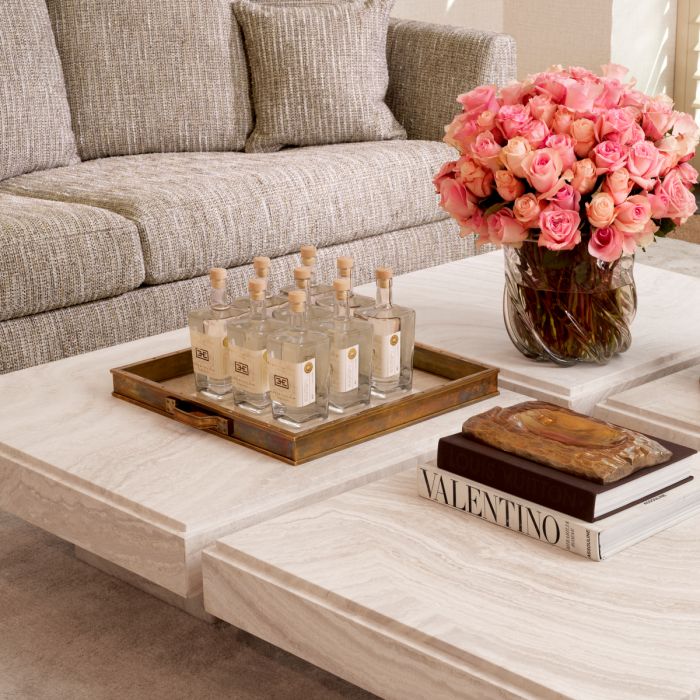 Tray Trouvaille L vintage brass finish