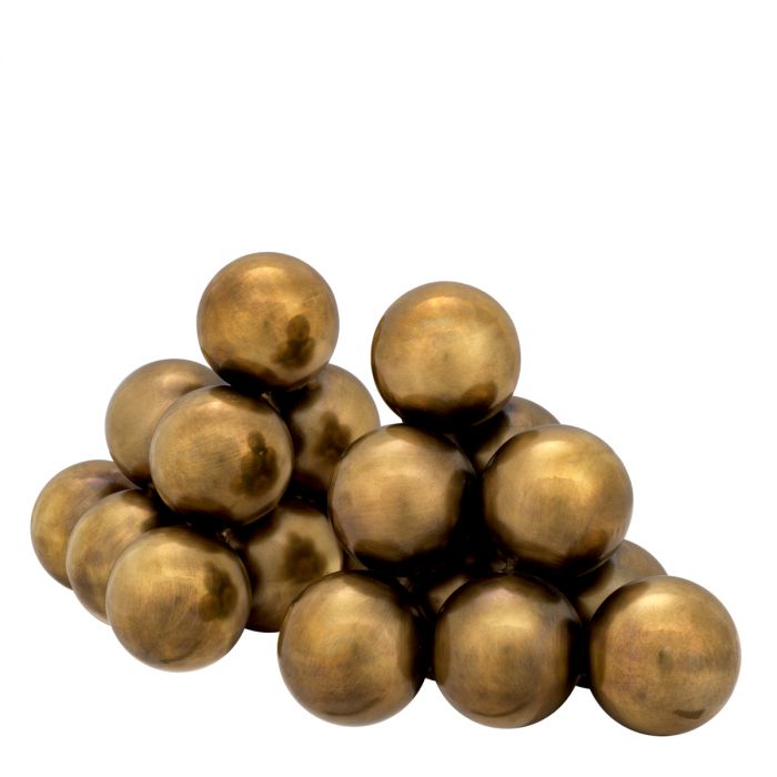 Bookend Carioca vintage brass finish set of 2