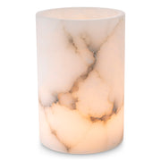 Cylindrical Alabaster Candle Holder Mercer | Eichholtzmh.com