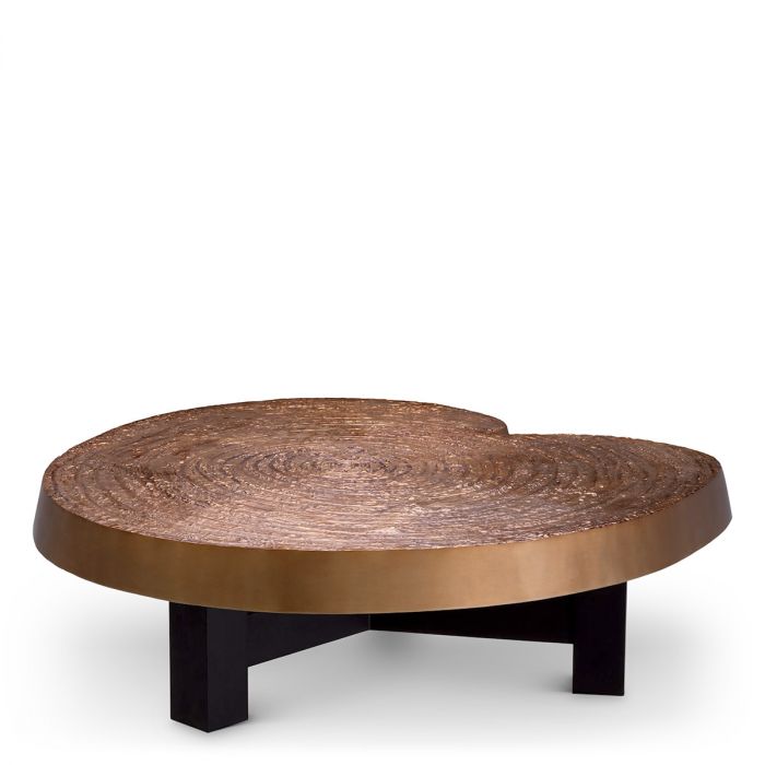 Coffee Table Anabelle antique gold finish