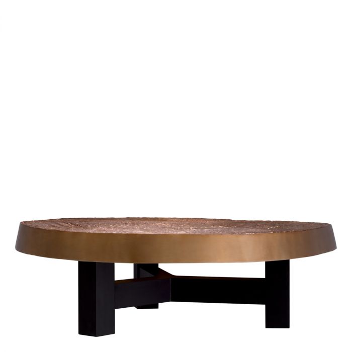Coffee Table Anabelle antique gold finish