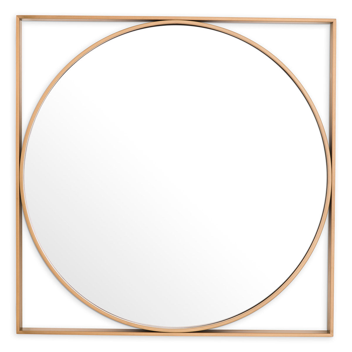 Square Framed Round Mirror Montauk | Eichholtzmh.com