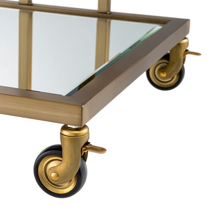 Trolley Beverly Hills brushed brass finish