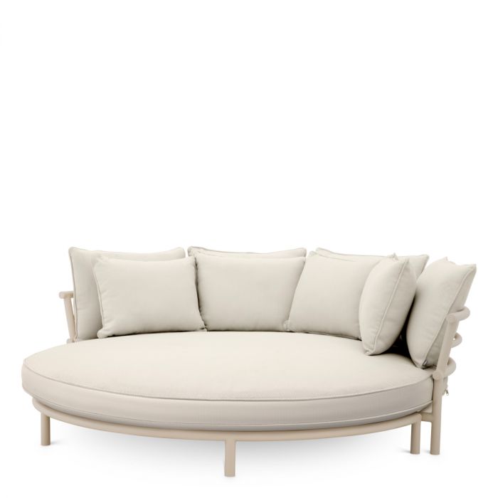 Outdoor Bed Laguno sand lewis off-white/grey