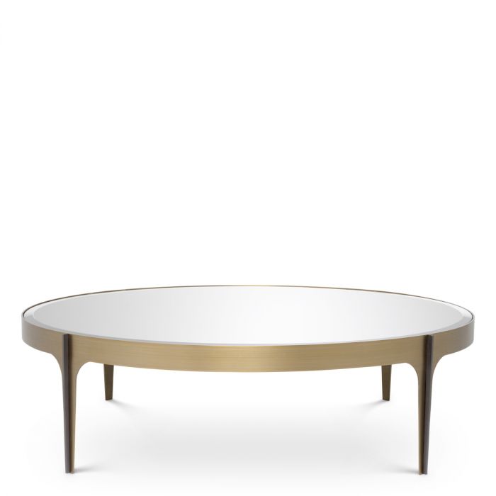 Coffee Table Artemisa L brushed brass finish