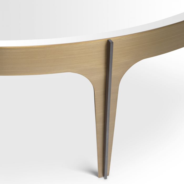 Coffee Table Artemisa L brushed brass finish