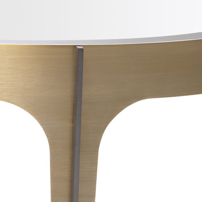 Side Table Artemisa brushed brass finish