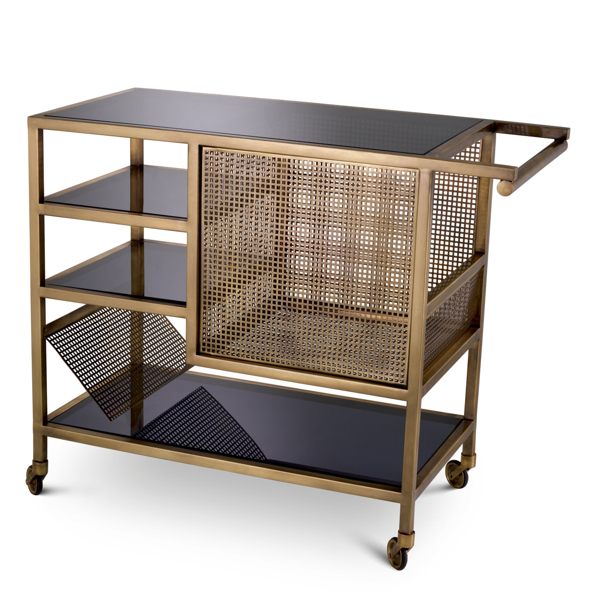 Vintage Brass Trolley Sterling | Eichholtzmh.com
