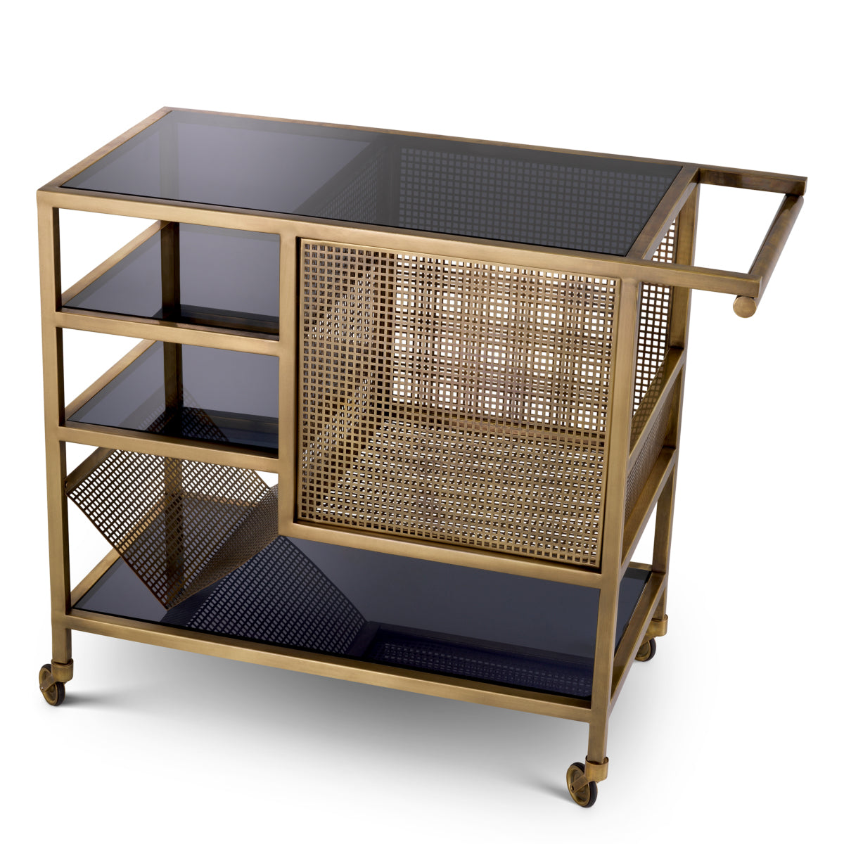 Vintage Brass Trolley Sterling | Eichholtzmh.com