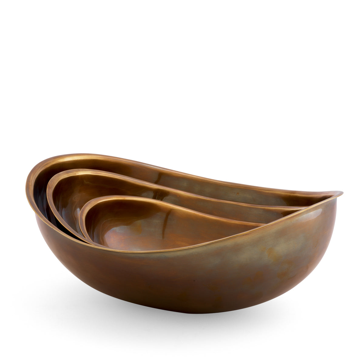 Vintage Brass Bowl Set (3) Sena | Eichholtzmh.com