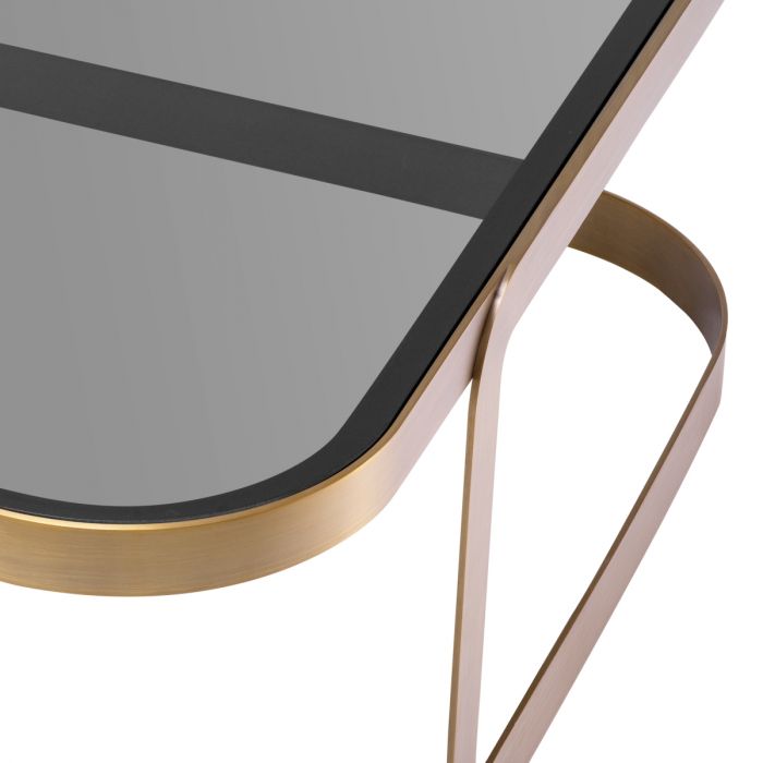 Coffee Table Numa brushed brass finish