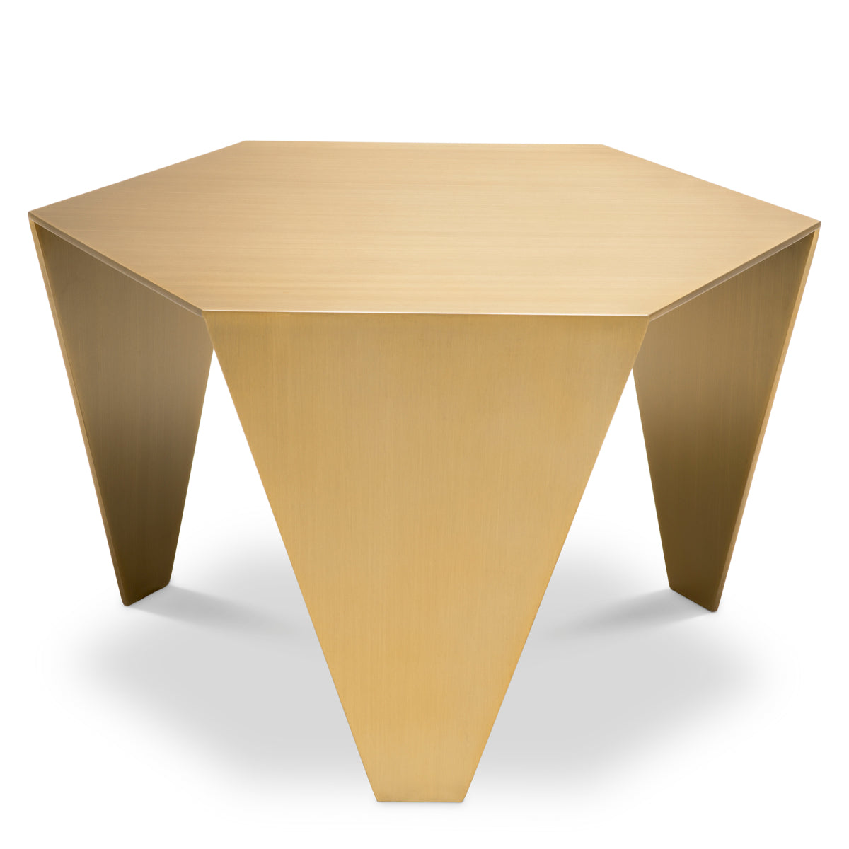 Brushed Brass Side Table Metro Chic | Eichholtzmh.com