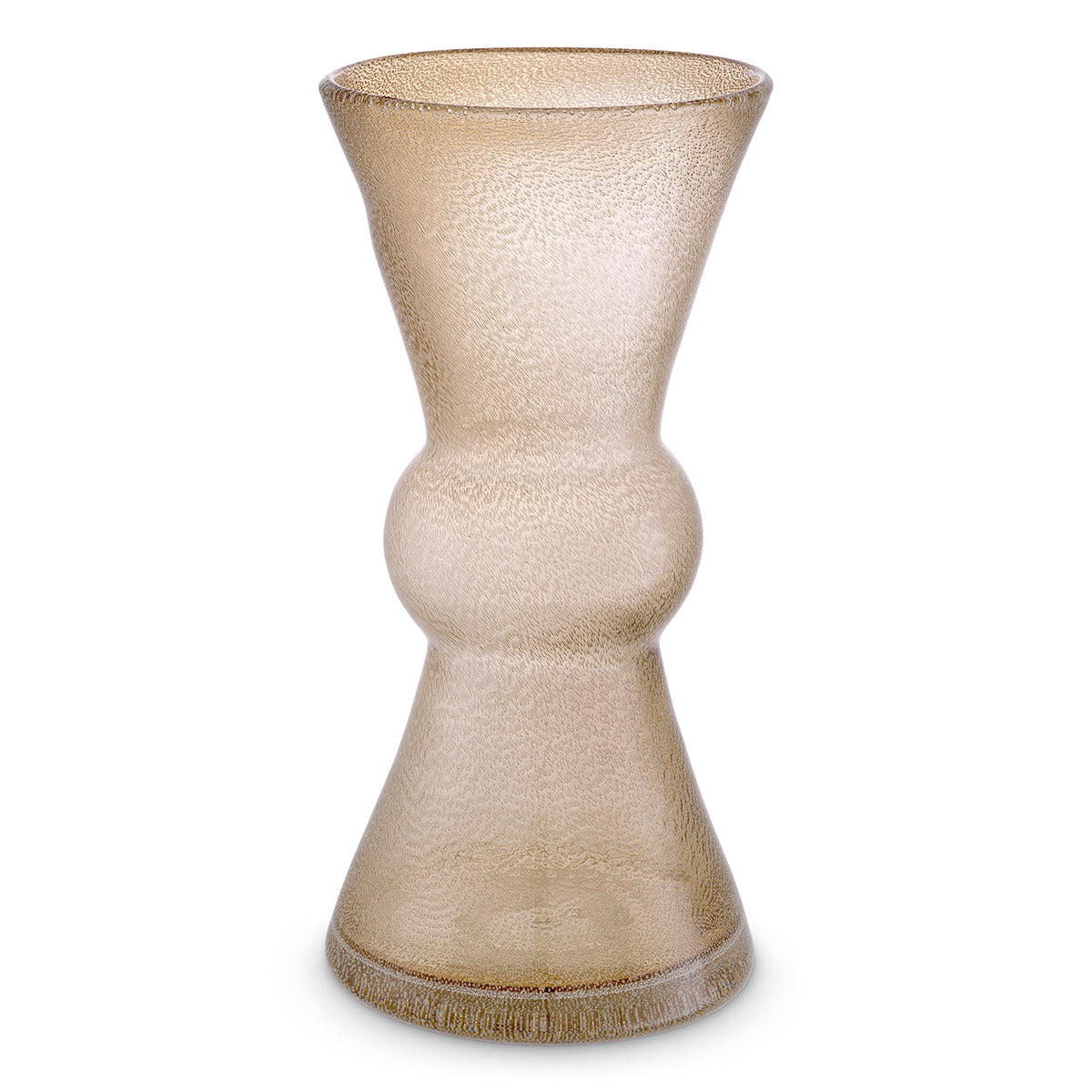 Sculptural Clear Glass Vase Axa | Eichholtzmh.com 