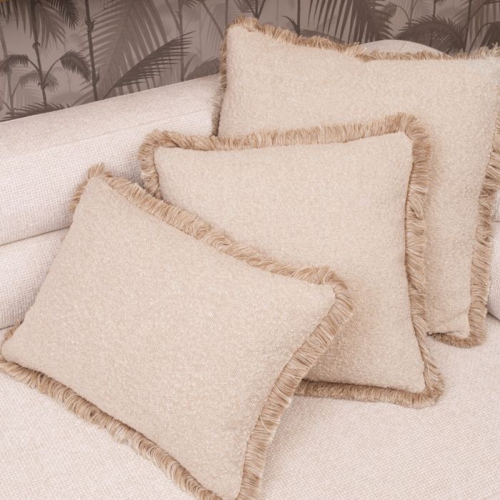 Cushion Nami L bouclé cream