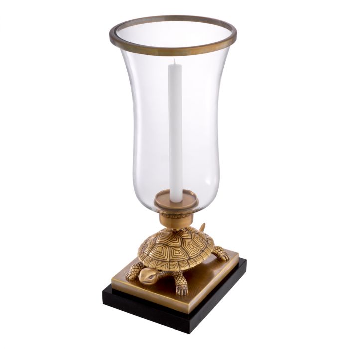 Hurricane Tortoise vintage brass finish