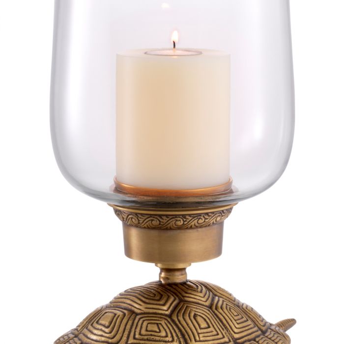 Hurricane Tortoise vintage brass finish