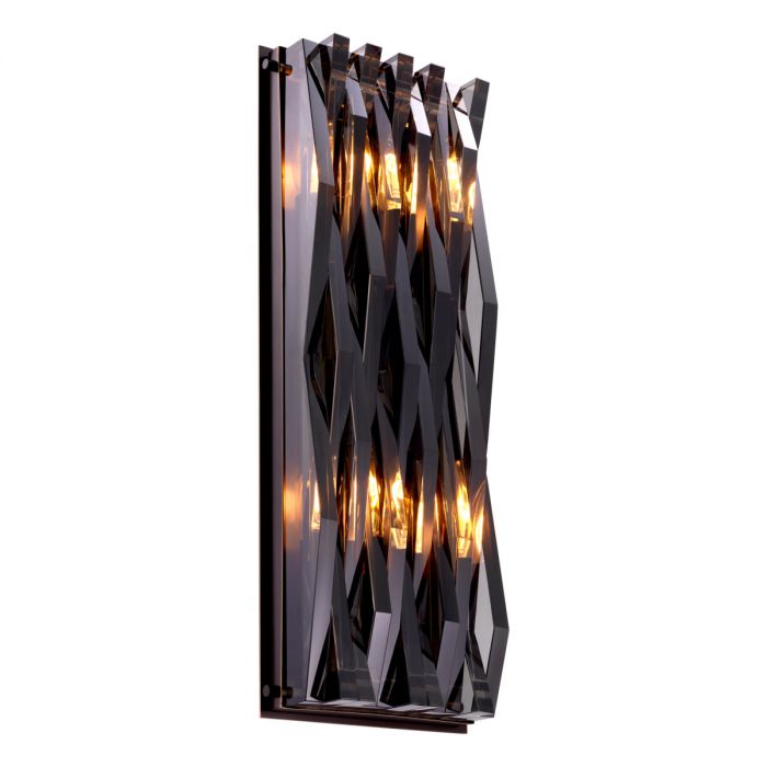 Wall Lamp Nuvola L bronze highlight finish