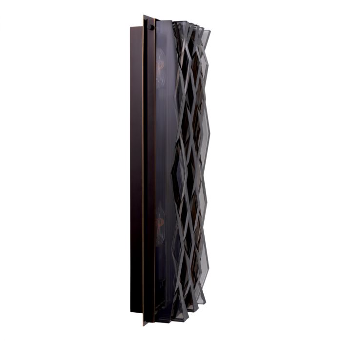 Wall Lamp Nuvola L bronze highlight finish