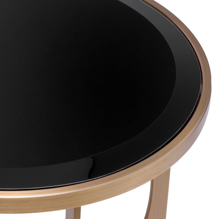 Side Table Elegance brushed brass finish