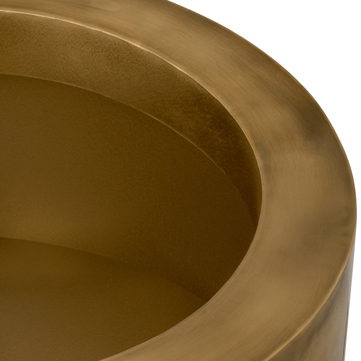 Vintage Brass Round Planter Jasper | Eichholtzmh.com