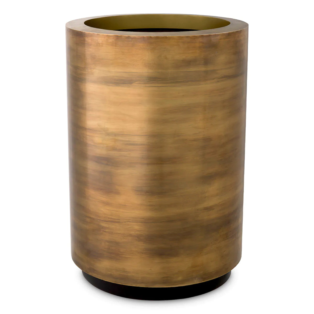 Vintage Brass Round Planter Jasper | Eichholtzmh.com