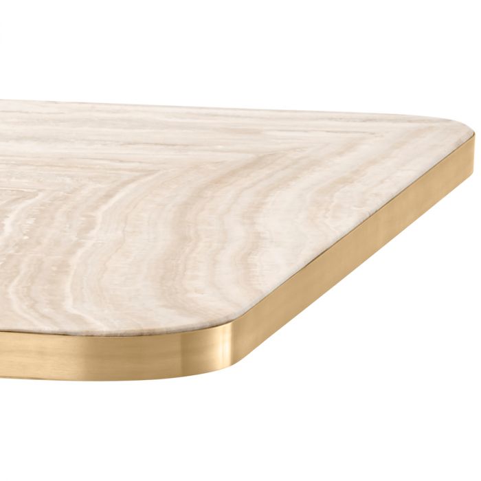 Dining Table Avoria square travertine